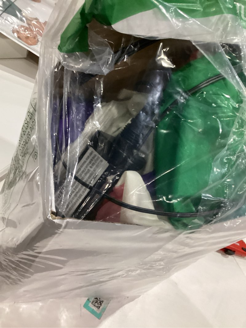 Condition photo showing As Is for Ycolnaefllr 4 ft Christmas Inflatable Decorations Inflatables Unicorn Blow Up Unicorn Christmas Outdoor Yard Decorations Christmas Inflatable Unicorn Outdoor Holiday Display 2021Christmas-001