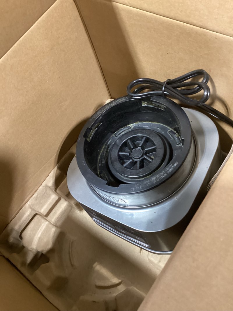 Condition photo showing As Is for Ninja Blenders for Kitchen | Smoothie Blender, Mixer, Grinder - Premium Blending Performance for Sauces, Frozen Drinks, and More | 1200 Peak Watt Motor | SS101 Foodi Personal Smoothie Maker