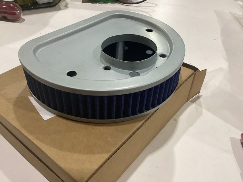 Condition photo showing New/Like New for 29461-99 hd-1499 air filter for harley davidson 1999-2007 road king glide ultra classic 2000-2015 fat boy heritage softail deluxe deuce springer custom standard wide super glide low rider bob