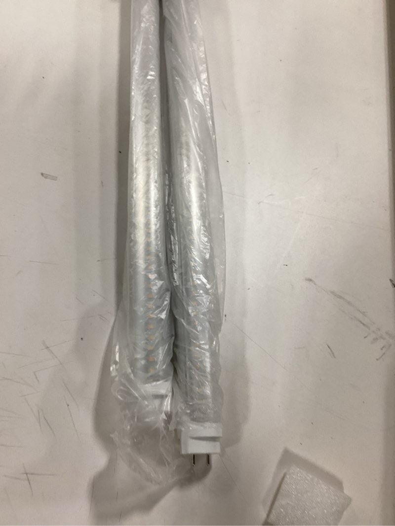 Condition photo showing Good Condition for Fluorescent Light Bulbs 48 inch, T8 LED Bulb 4 Foot Type A+B Replacement for F32T8 or F40T12 Tube, 24W 3200LM 5000K Daylight, Double or Single End Powered, 2-Pack 5000k 2 Pack