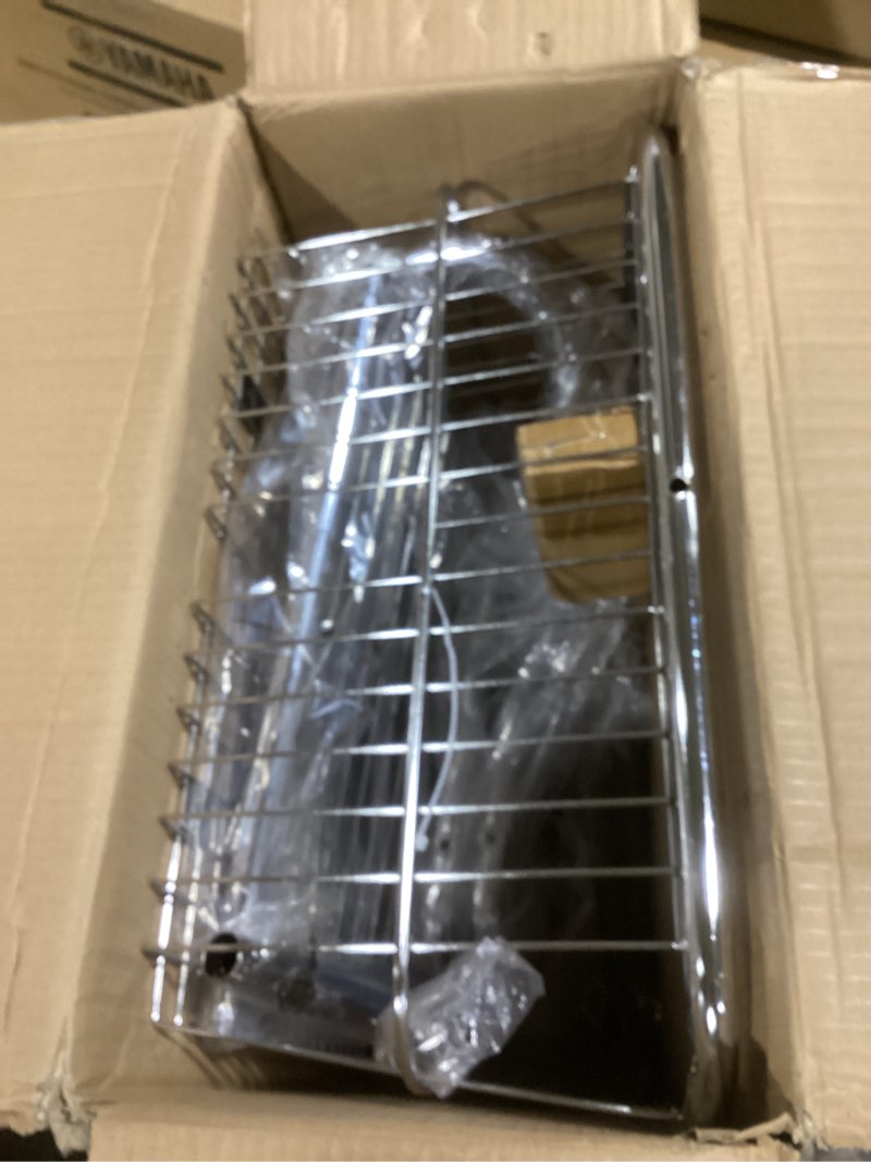 Condition photo showing Good Condition for Whitmor Commercial Rolling Laundry Butler with Wire Storage Rack