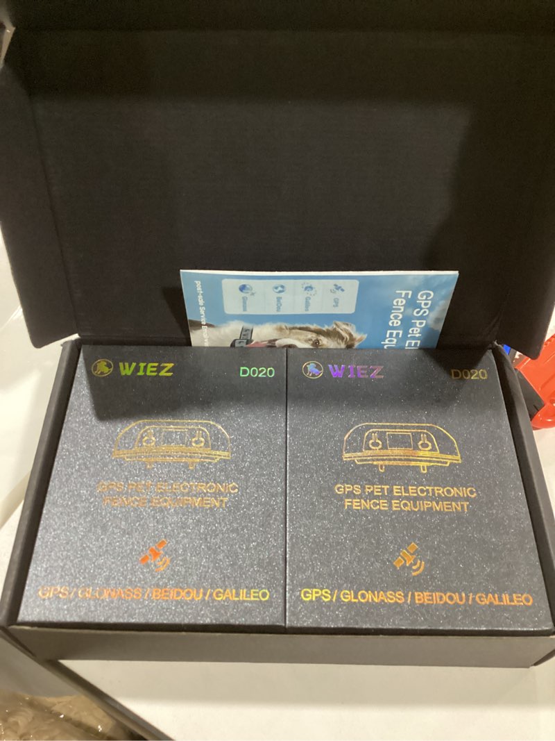 Condition photo showing Good Condition for WIEZ GPS Wireless Dog Fence for Outdoor, Electric Dog Fence Collar with 3 Correction Mode, Pet Containment System for Most Dogs For 1 dog