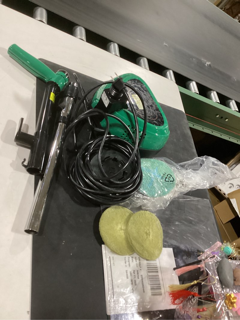 Condition photo showing As Is for bissell commercial biggreen bgfs650 hercules scrub and clean floor machine, green janitorial supply