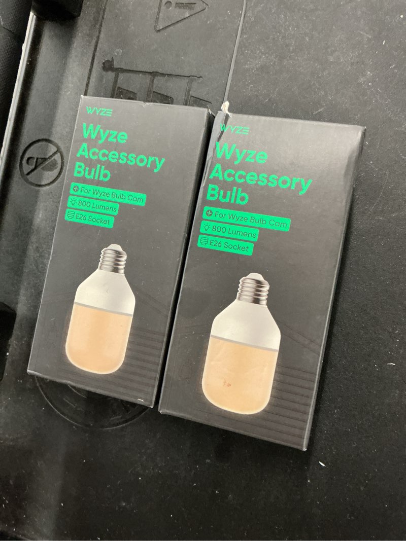 Condition photo showing New/Like New for wyze accessory bulb (wyze bulb cam required), dimmable 800 lumens led bulb, soft white 3000k, e26 base, bluetooth connection only (no wi-fi connection)