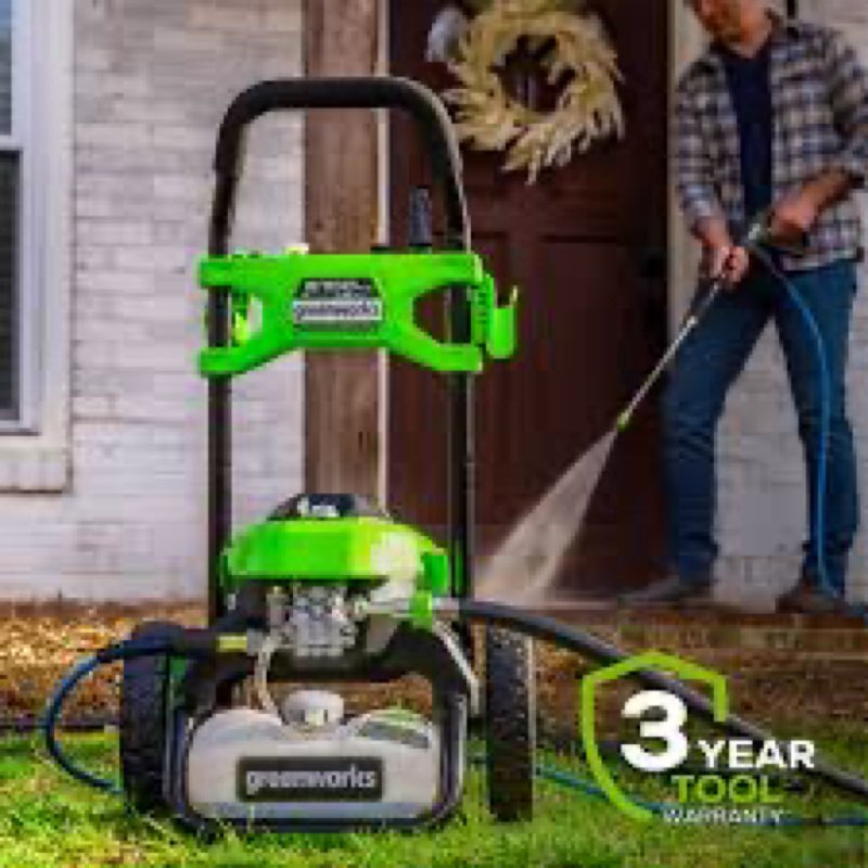 Greenworks 2100psi pressure washer