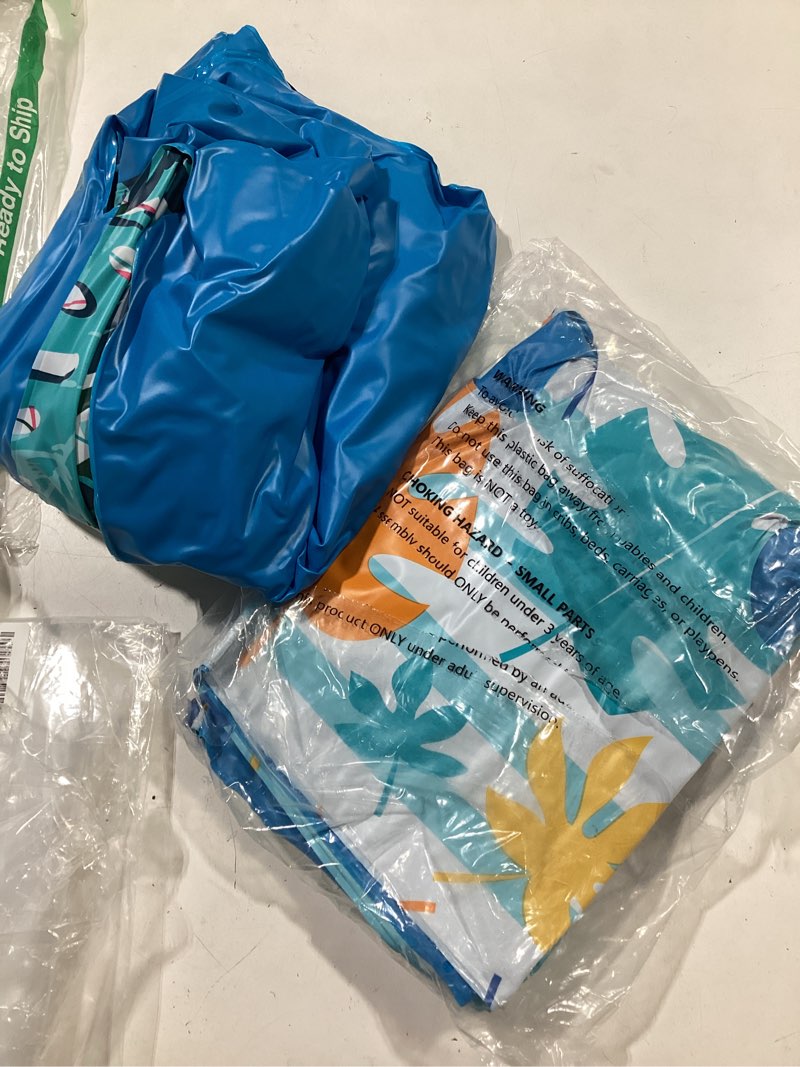 Condition photo showing As Is for stonful inflatable pool floats, cooling pool rafts for adults 2 pack