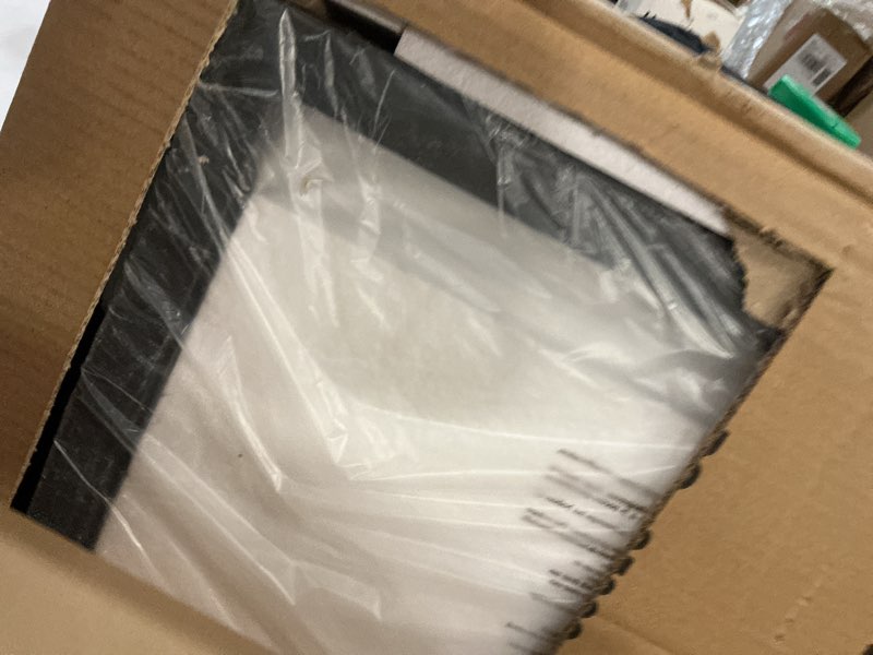 Condition photo showing Good Condition for coleshome 71 inch computer desk with usb ports, large office desk, long study student writing desk, rustic brown 71 inches rustic brown