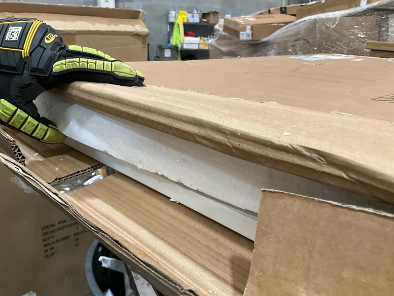 Condition photo showing As Is for sriaa standard white table