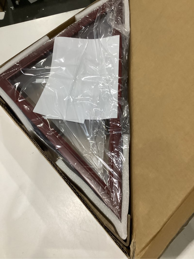 Condition photo showing Good Condition for flag display case shadow box frame flag holder for 4'x6' folded flag, not for a burial flag