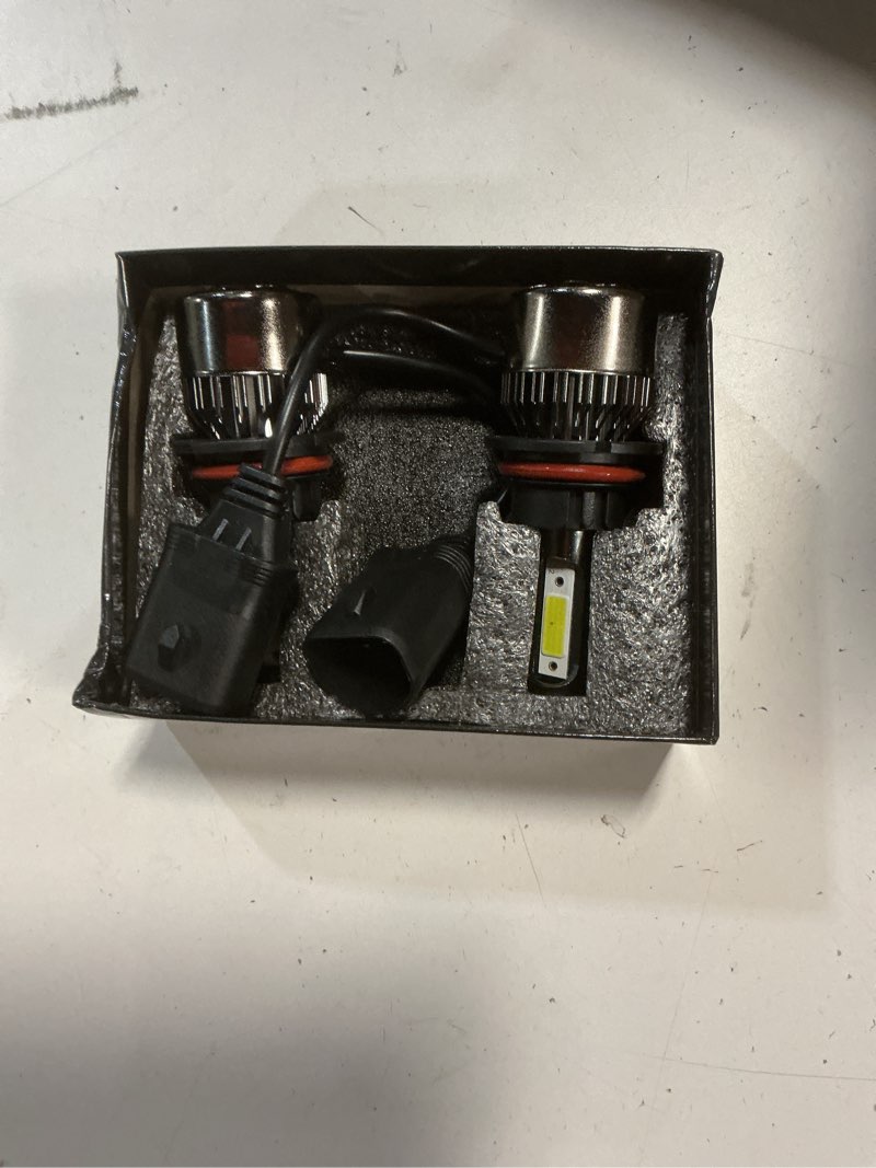 Condition photo showing Good Condition for bulbs 6500k cool white 900% brighter 36000lm, backup plug-n-play with cooling fan ip68 waterproof off road lights, pack of 2 9007/hb5