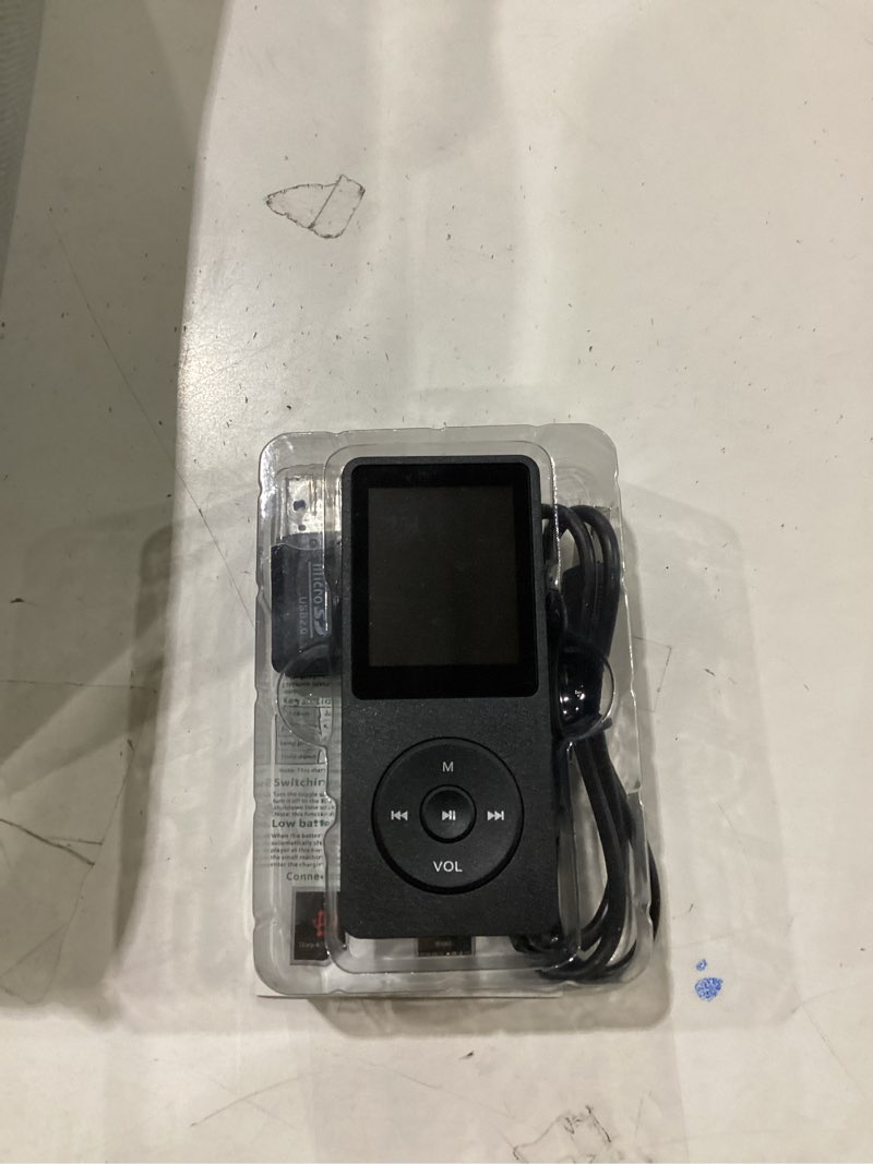 Condition photo showing Good Condition for 128gb mp3 player with bluetooth - portable music player for kids - with built-in hd speaker, voice recorder, hifi sound, e-book (included earphones) black
