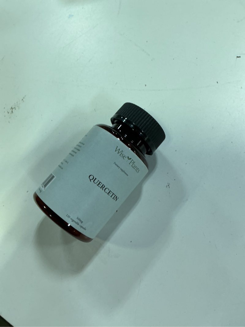 Condition photo showing As Is for quercetin - antioxidant support - 500mg, 120 servings, purity level 95% (hplc)