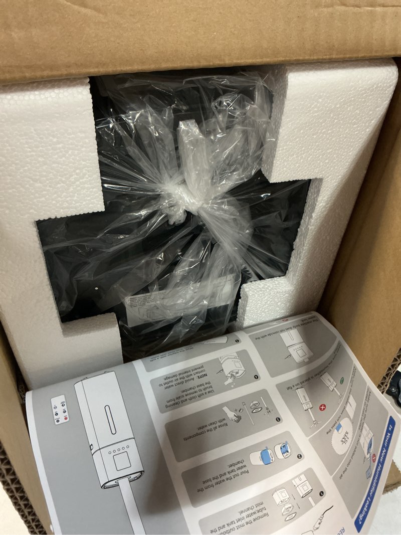 Condition photo showing New/Like New for 15L/4Gal Humidifier Large Room, 600mL/h Misting, 1200ft² Coverage, Auto Humidity Control, 72H Runtime, Top Fill, Aroma Diffuser, Sleep Mode, 12H Timer, Auto Shutoff Protection Black