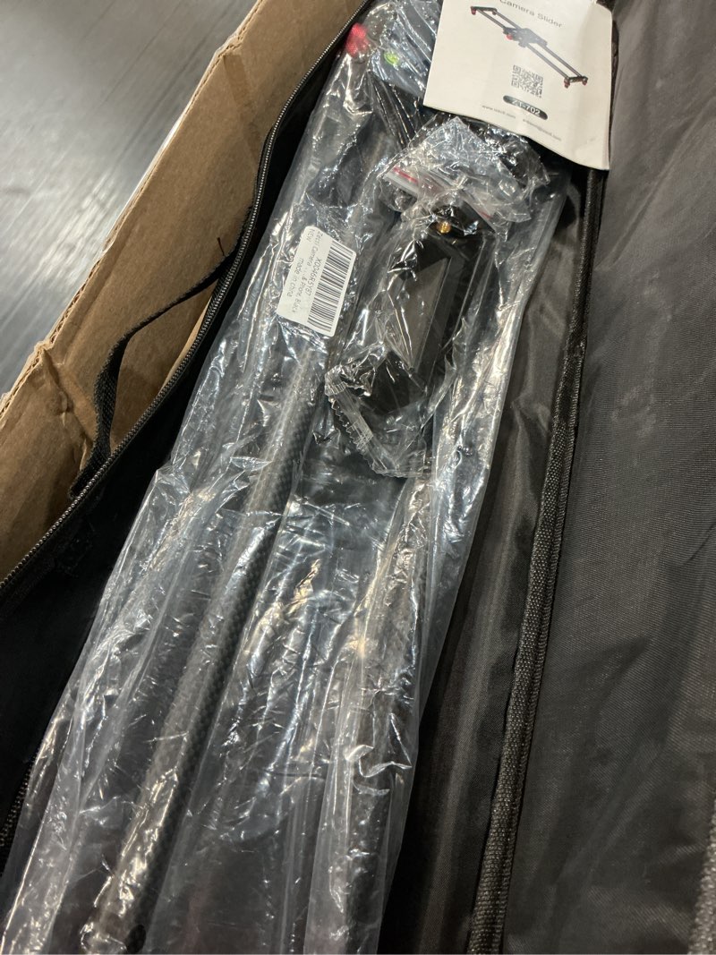 Condition photo showing Good Condition for zecti camera slider 24"/60 cm adjustable carbon fiber camera dolly track slider video stabilizer rail for camera dslr video movie photography camcorder stabili & phone, black 24 inch