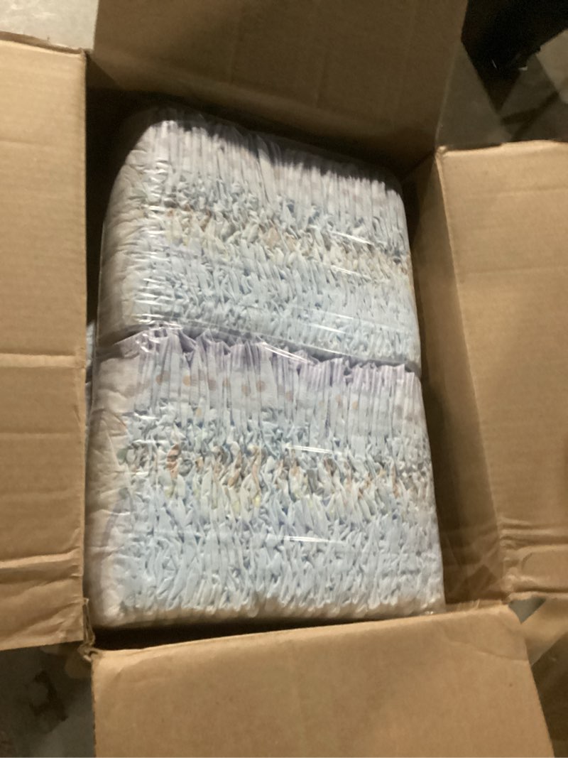 Condition photo showing As Is for luvs diapers - size 6, 144 count, bluey platinum protection baby diaper size 6 144