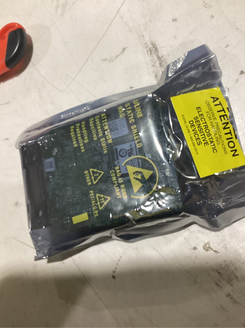 Condition photo showing As Is for dell perc h740p mini-card raid controller, customer kit - 12gb/s sas, serial ata/600 - pci express 3.1 x8 - plug-in card - raid supported - 0, 1, 5, 6, 10, 50, 60 raid level - 8 total sas port(s) - 8