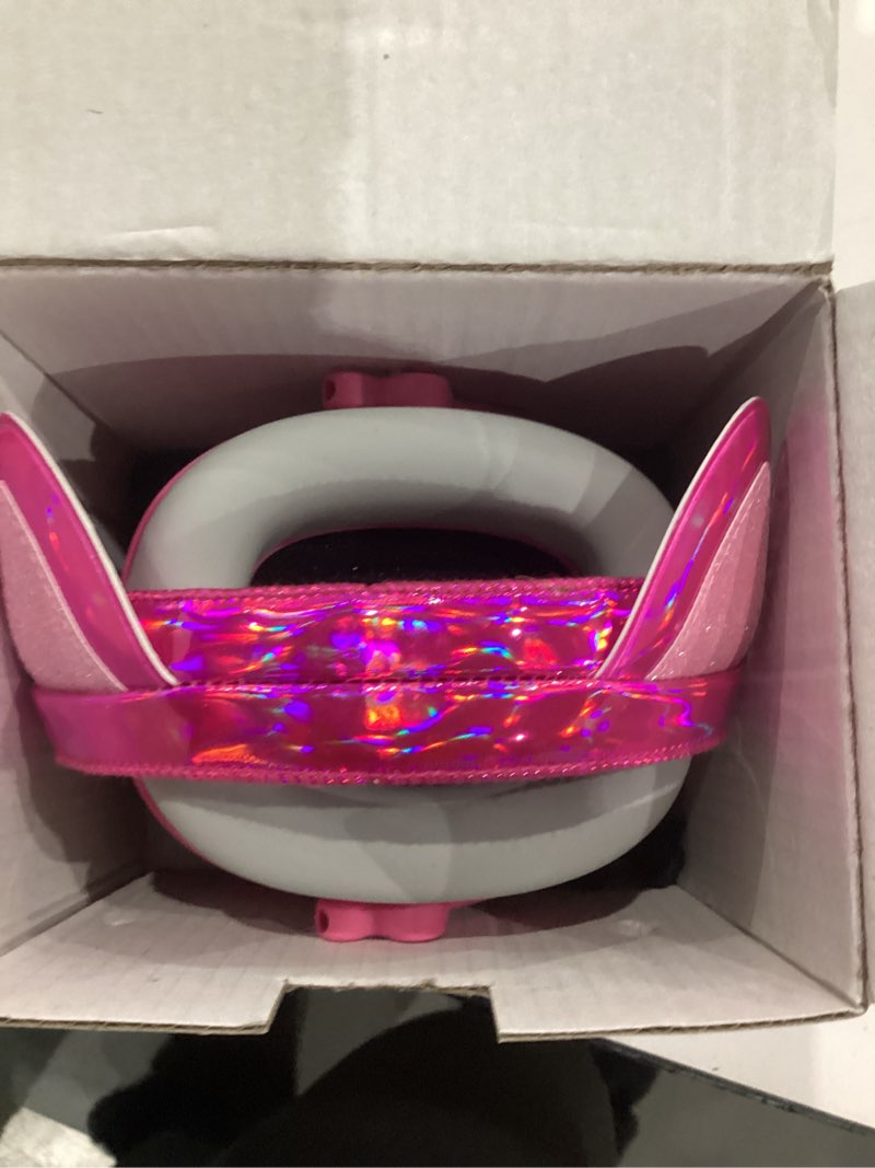 Condition photo showing As Is for iClever Noise Cancelling Headphones for Kids, SNR 29dB Safety Noise Reduction Ear Muffs for Autism Sensory &Concentration Aid, Ear Hearing Protection for Fireworks/Event/Concert Kitty Ears Pink