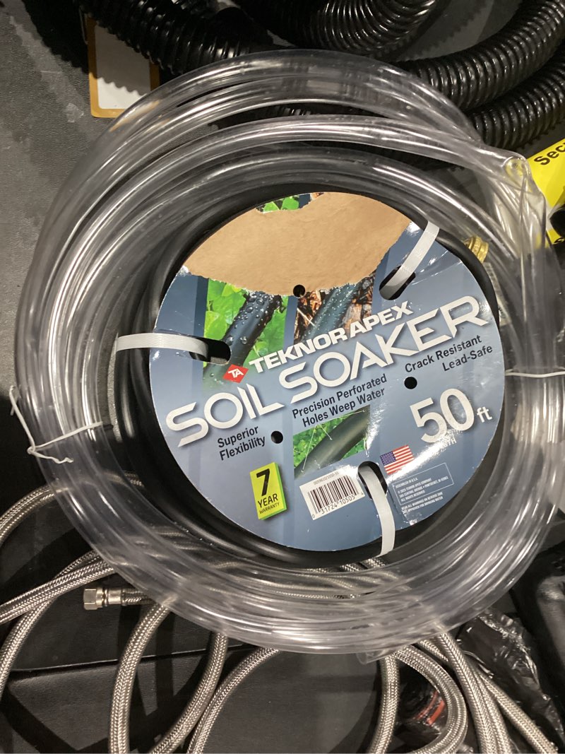 Condition photo showing As Is for assortment of hoses
