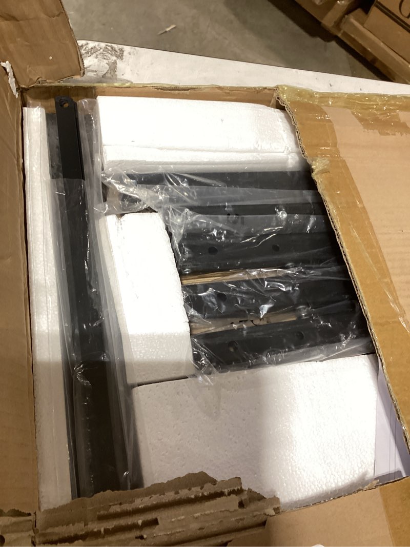 Condition photo showing Good Condition for Evermagin 21''Wx28''H Folding TV Tray for Eating, Small Foldable C-Shaped Tray Table with Tablet and Phone Slots, Slide Under Couch Side Table for Recliner, Living Room, Bedroom, Greige