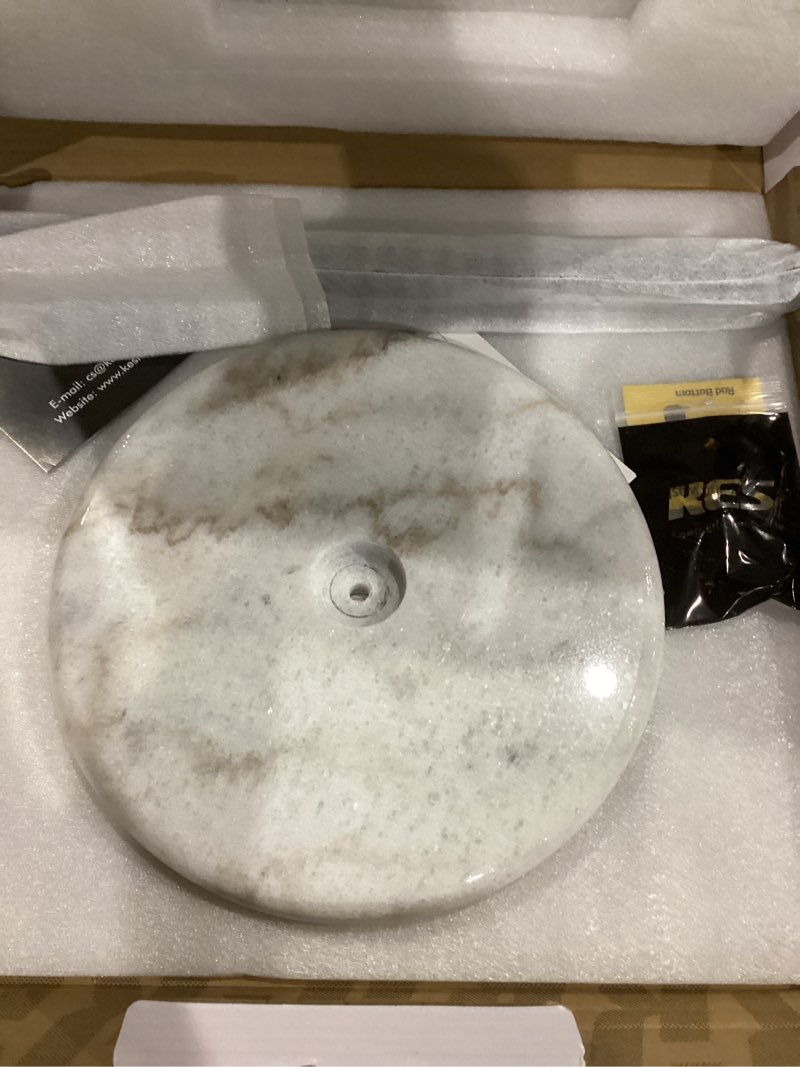 Condition photo showing Good Condition for kes paper towel holder kitchen standing paper towel roll holders with marble base for standard or jumbo-sized rolls matte black, kph100-bk matte black 7.9" marble base