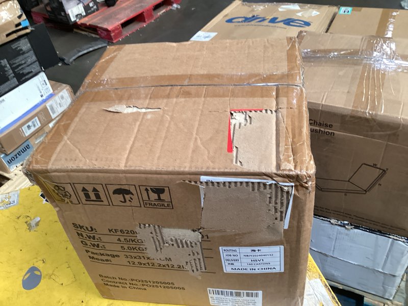 Condition photo showing As Is for air mover blower fan, industrial 1/3hp 1200cfm monster floor blower carpet dryers - 3 speeds switch, 4 adjustable angles, 10ft long cord, stackable - 2025 upgraded blue 1200cfm