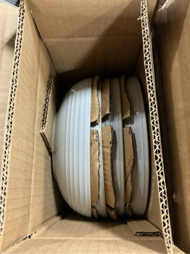 Condition photo showing New/Like New for famiware Jupiter Pasta Bowls, 30 OZ Large Salad Bowls Set of 4, Microwave and Dishwasher Safe, Sturdy & Stackable, Serving Bowls for Kitchen, Light Gray Light Gray Jupiter