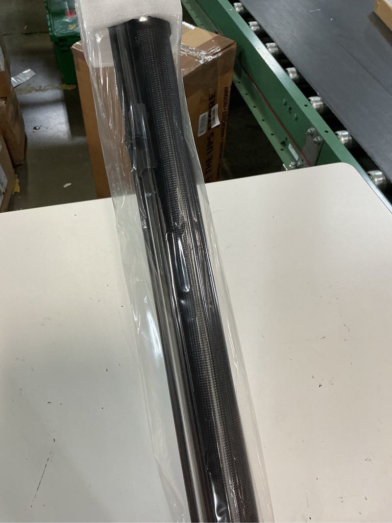 Condition photo showing New/Like New for retractable baby gate, baby gate for stairs auto-lock, dog gates for doorways safety, extends to 34.5x55in, black black 34.5x55in