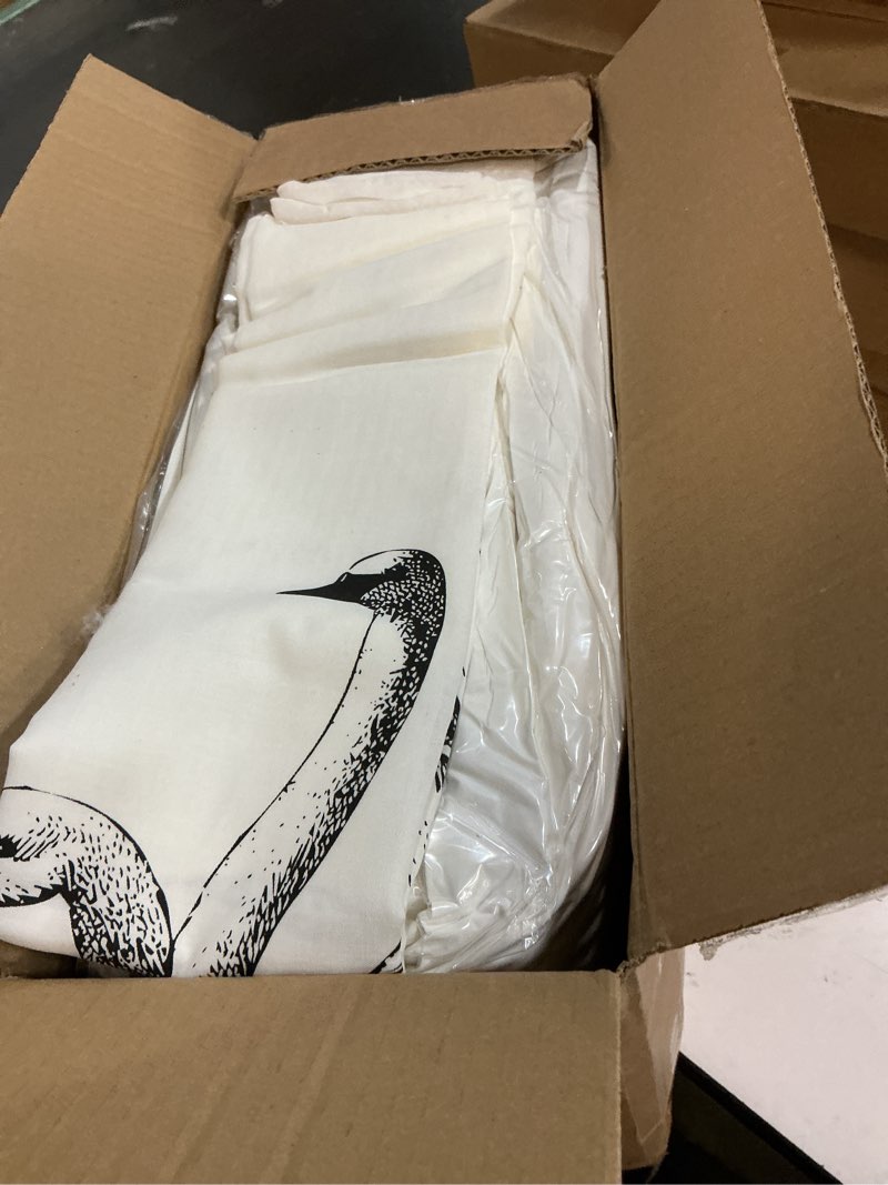 Condition photo showing New/Like New for dwr luxury feather down fiber comforter oversized king, ultra-soft cotton-blend fabric, 750 fp heavy weight for cold sleepers/weather hotel style duvet insert with ties (120"x98", white) oversized king white/heavy-weight