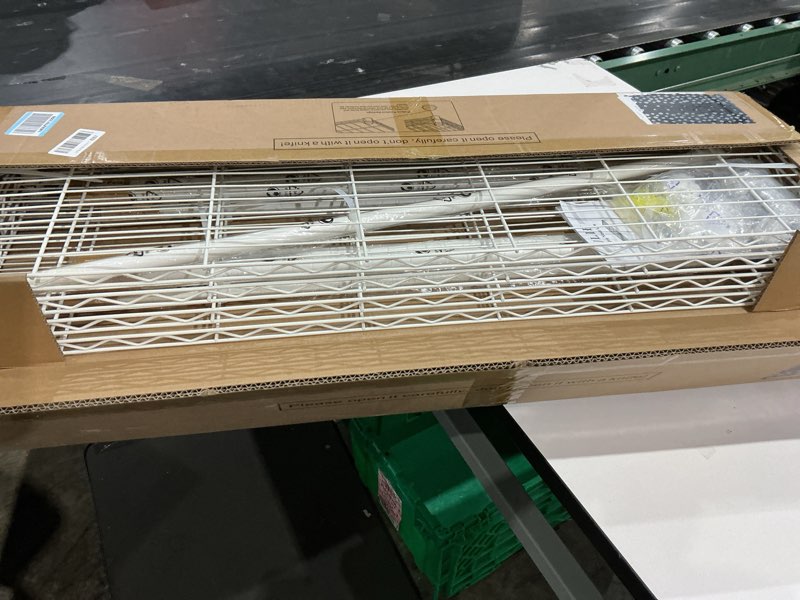 Condition photo showing Good Condition for ulif h4 plus garment rack, 4-tier portable clothes and clothing rack for bedroom and cloakroom, closet storage and organizer wardrobe system, 45" w x 14" d x 76.4" h, load 522lbs, white h4 plus white