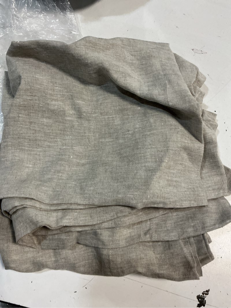 Condition photo showing Good Condition for quince european linen chambray pillowcase set, king, natural