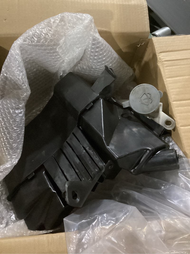 Condition photo showing As Is for 28910-9hm0a windshield fluid reservoir wiht sensor, compatible with nissan maxima 2016-2018, altima 2013-2018, washer tank replaces# 28915-3ta0b