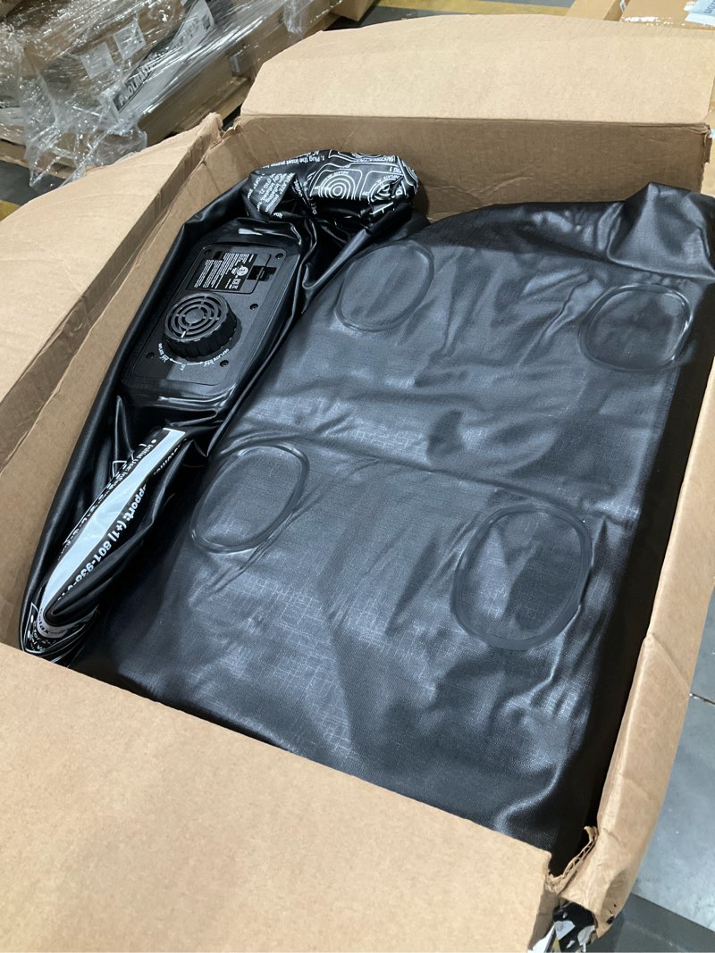 Condition photo showing As Is for Queen Air Mattress with Built-in Pump, 18" Raised Comfort, 48Hr Leak-Proof Test, Upgraded Honeycomb Pillar Design, Supports 800 lbs, 3-Min Inflation-Inflatable Bed for Home Guests & Camping Queen 18in