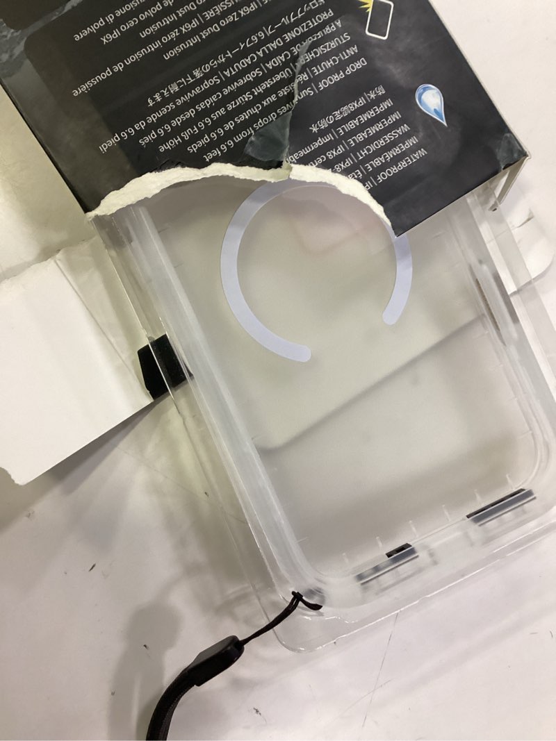 Condition photo showing Good Condition for sportlink magnetic for iphone 17 pro max case, ip68 waterproof full body heavy duty military shockproof dropproof 360 rugged cover for i phone 17 pro max 6.9 inch frosted clear compatible with magsafe for iphone 17 pro max (6.9'') frosted-magnetic