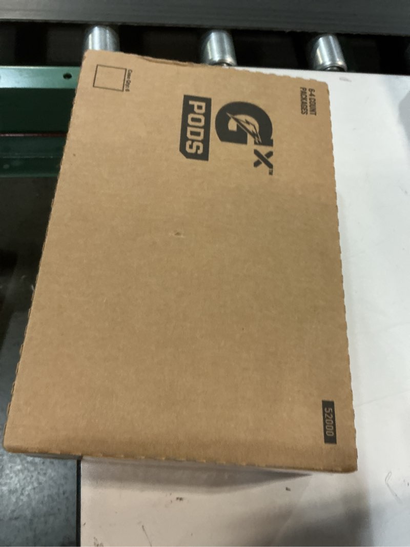 Condition photo showing New/Like New for (BBD 02/13/26). Gatorade Gx Hydration System, Non-Slip Gx Squeeze Bottles Or Gx Sports Drink Concentrate Pods, 4 Count (Pack of 6) Glacier Cherry 3.25 Fl Oz (Pack of 24)