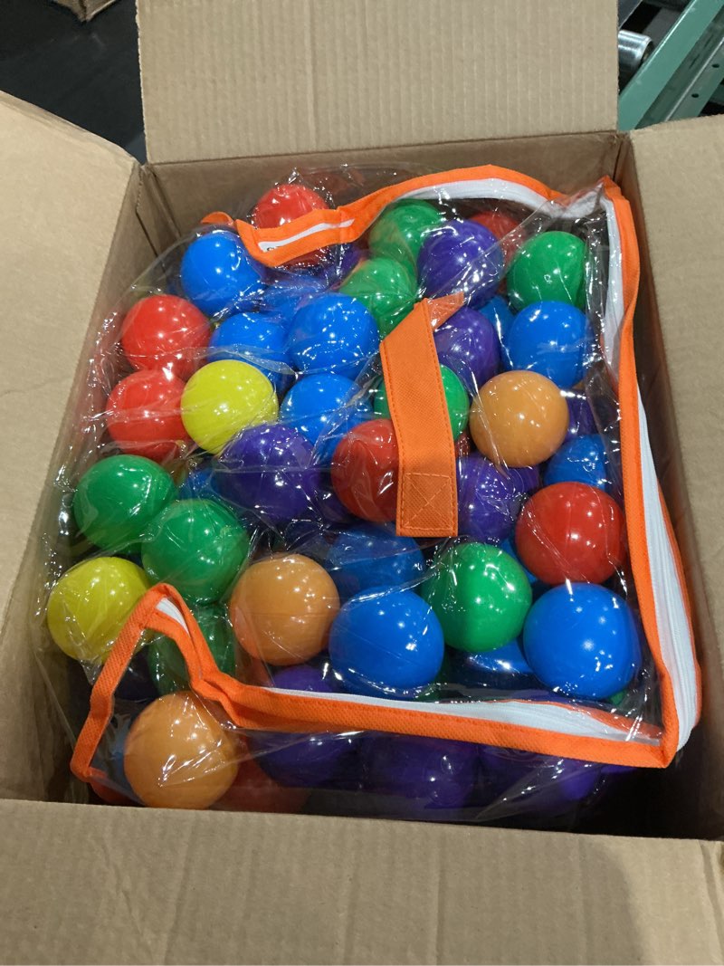 Condition photo showing Good Condition for vanland ball pit balls for baby and toddler phthalate free bpa free crush proof plastic - multicolored pit balls in reusable play toys for kids with storage bag bright colors 200 balls