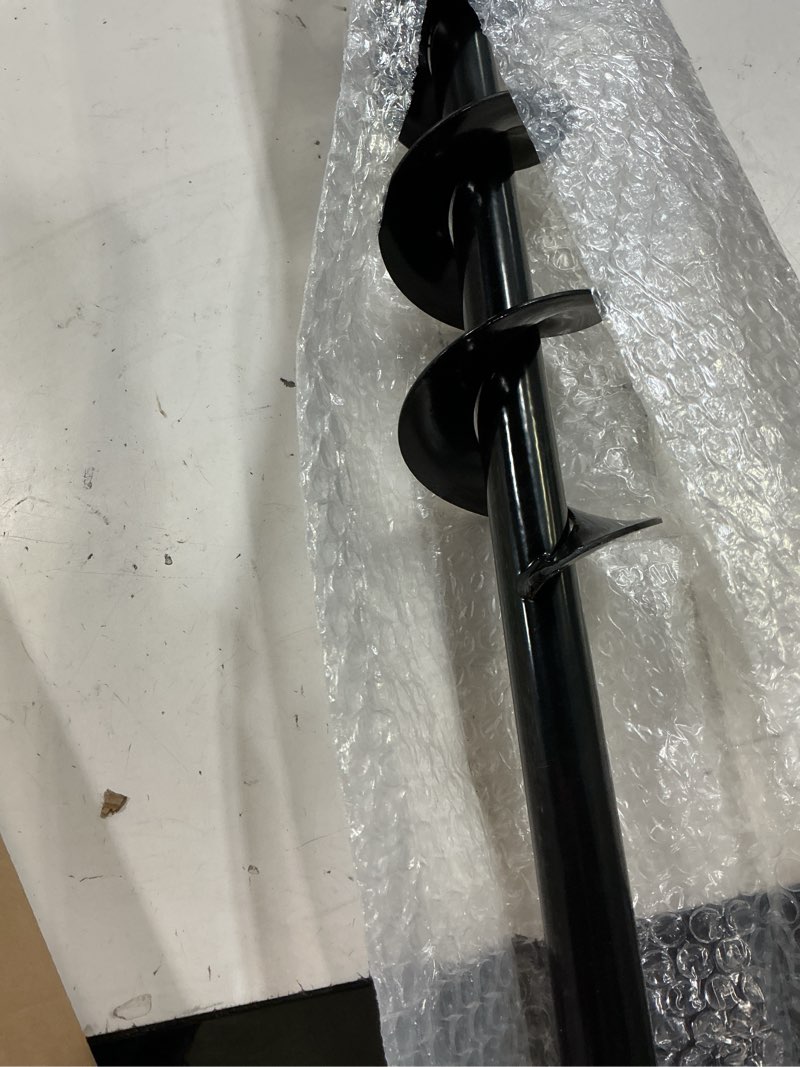 Condition photo showing New/Like New for upgraded auger drill bit for planting, 3''x32'' drill auger for digging holes, heavy duty post hole digger for garden planting, bulbs fences umbrella holes, fit 3/8" hex drive drill