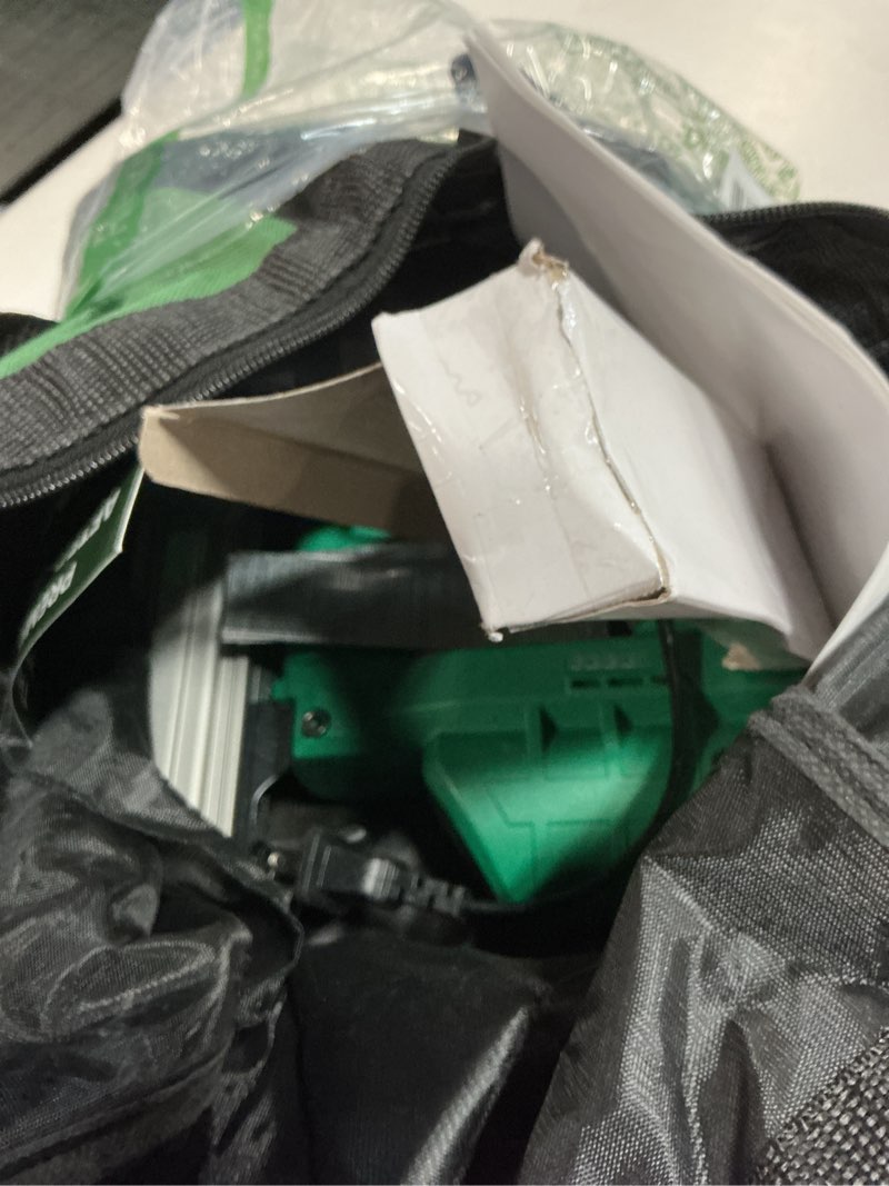 Condition photo showing item condition for KIMO 2" Brad Nailer Cordless w/Battery 2.0Ah X2, 5000pcs Nails, 180 Nails/min, Single & Contact Firing, LED Light, Fast Charger, Adjustable Depth 18 GA Cordless Nail Gun for DIY Woodworking Framing Brad Nailer 12V 2 Batteries