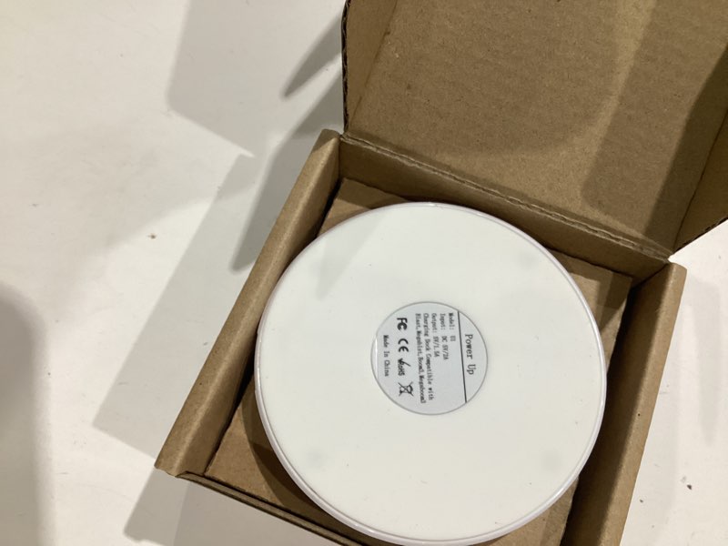 Condition photo showing Good Condition for power up charging dock compatible with ultimate ears ue boom 3/megaboom 3/blast/megablast(wall charger and 5 feet cable included) white(not for boom4/megeboom 4)