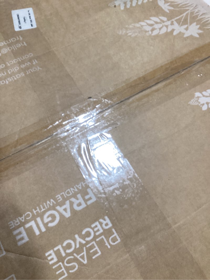 Condition photo showing New/Like New for Frame Amo 24x26 Black Solid Wood Poster Frame, White Mat for 18x22 Image, Tempered Glass Front, 1.5 inch Wide, 1 inch Thick, High-End, Heavy-Duty, Gallery Grade & Acid-Free Black 24x26