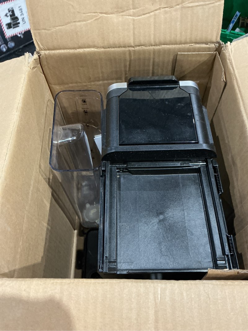 Condition photo showing As Is for ninja hot and iced coffee maker, single serve coffee maker and drip coffee machine, dualbrew pro specialty 12-cup with k-cup combo, includes permanent filter, cfp307 frother + permanent filter