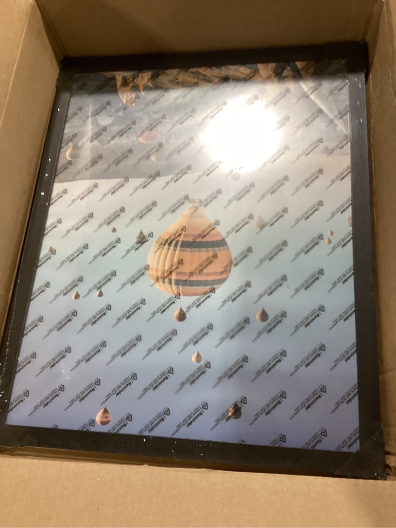 Condition photo showing Good Condition for 15x19 picture frame black for poster photo picture, horizontal and vertical formats, wall hanging, 15 x 19 wall gallery poster photo frame black 15x19 inch