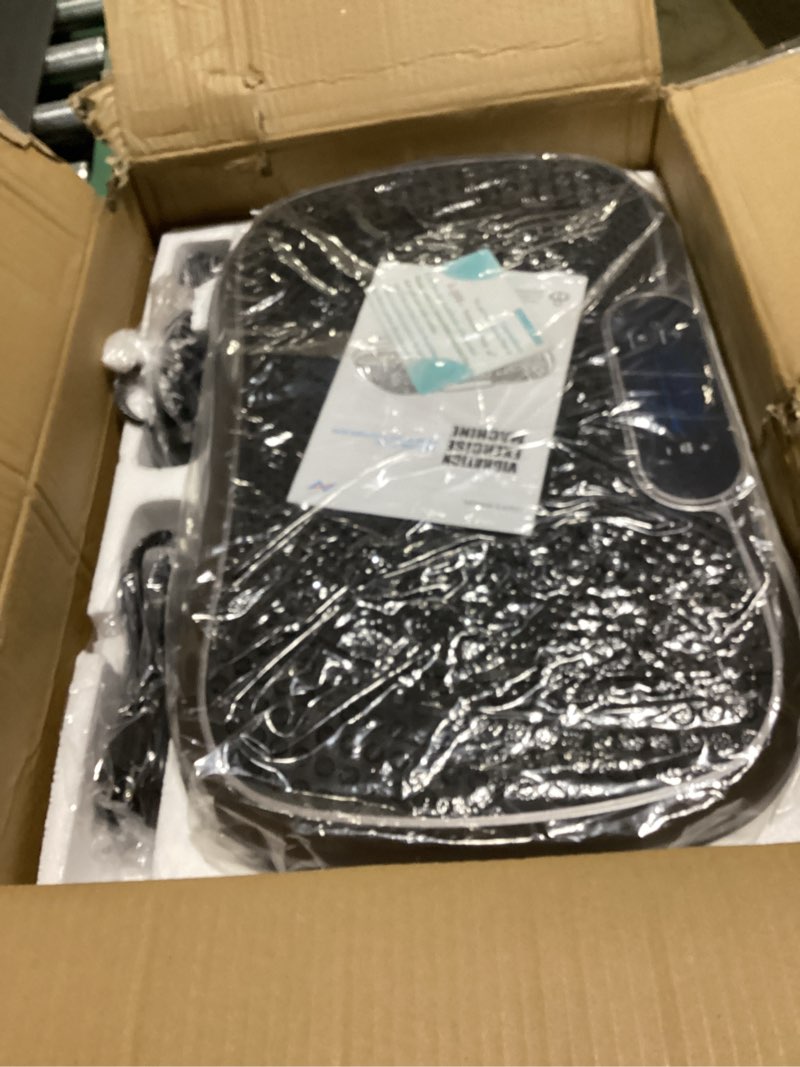 Condition photo showing Good Condition for AXV Vibration Plate Fitness Platform Exercise Machine Vibrating Shaking Full Body Shaker Workout Vibrate Stand Shake Board Sport Gym for Weight Loss Fat Burner for Women Men SLIM-GRAY