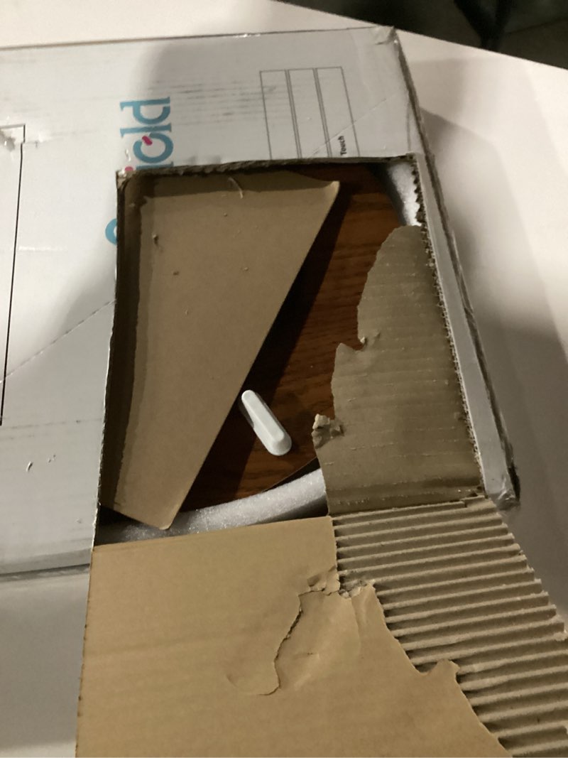 Condition photo showing Good Condition for Angel Shield Marble Toilet Seat Durable Molded Wood with Quiet Close,Easy Clean?Quick-Release Hinges (Round,White Marble) Round-16.5“ White Marble-Round