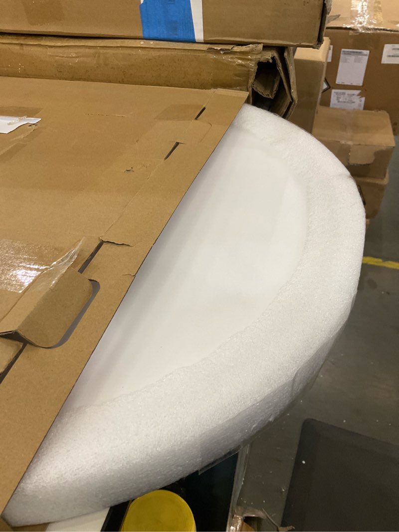 Condition photo showing Good Condition for 20 Inch Dimmable Large LED Flush Mount Ceiling Light, 43W, 3200LM, 3000K-6500K Stepless CCT, Dimmable with Remote Ceiling Light, Round Flat Panel Fixture for Living Room, Bedroom,Kitchen (White) White Remote-20inch-1PK