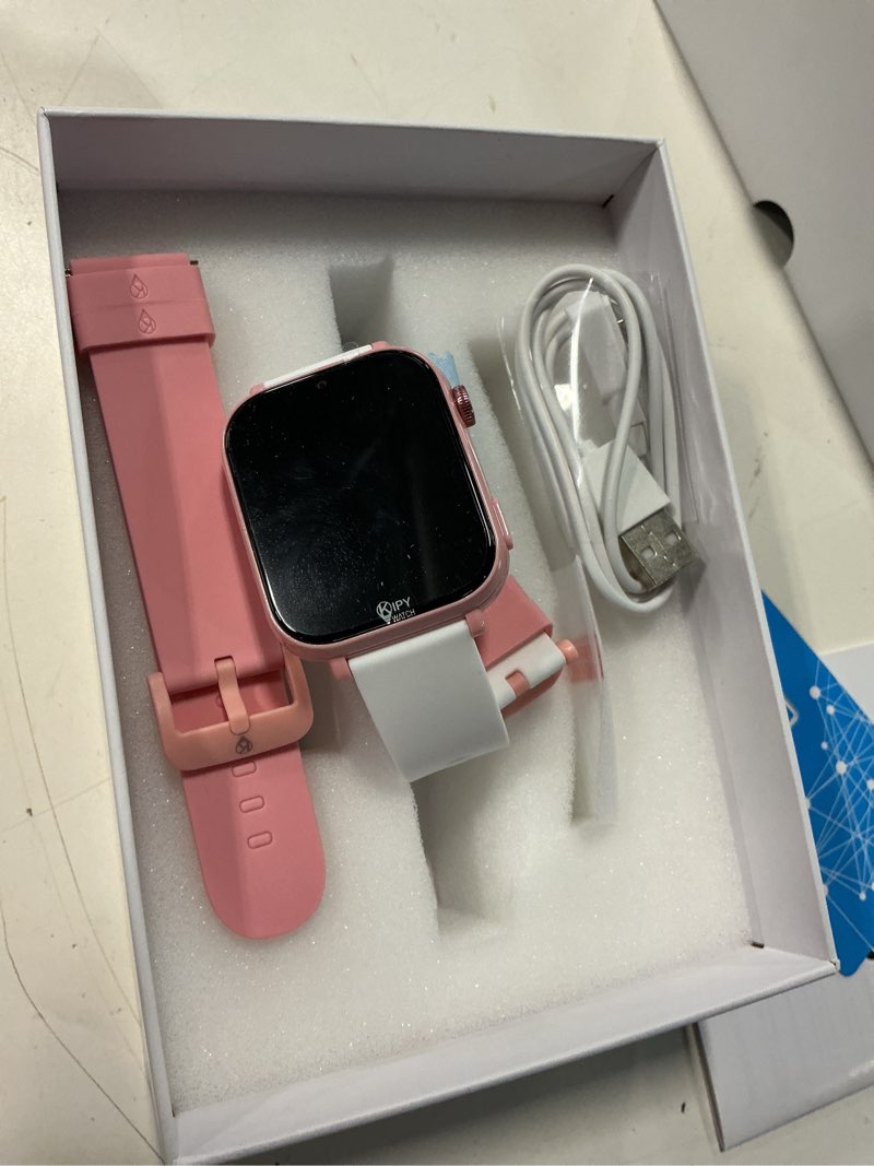 Condition photo showing Good Condition for kipywatch smartwatch for kids - watch with gps tracker, video & voice call | 4g kids phone watch, parental app, low subscription - safety alert, school mode - interchangeable strap - back to school gift