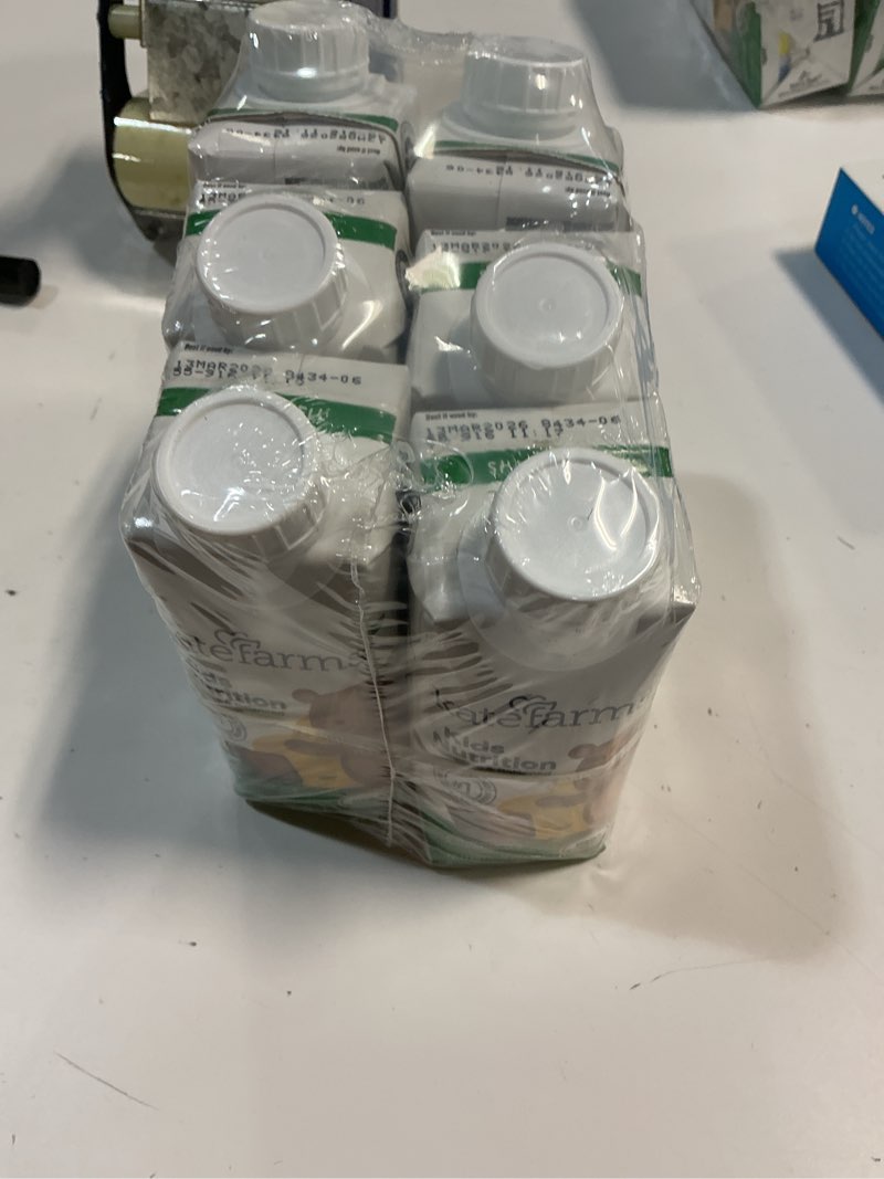 Condition photo showing New/Like New for  Exp date: 3/13/2026 KATE FARMS Organic Kids Nutrition Chocolate Shake, 8g Protein, 27 Vitamins and Minerals, Meal Replacement, Gluten Free, Non-GMO, 8.45 oz (6 Pack) Chocolate 8.42 Fl Oz (Pack of 6)