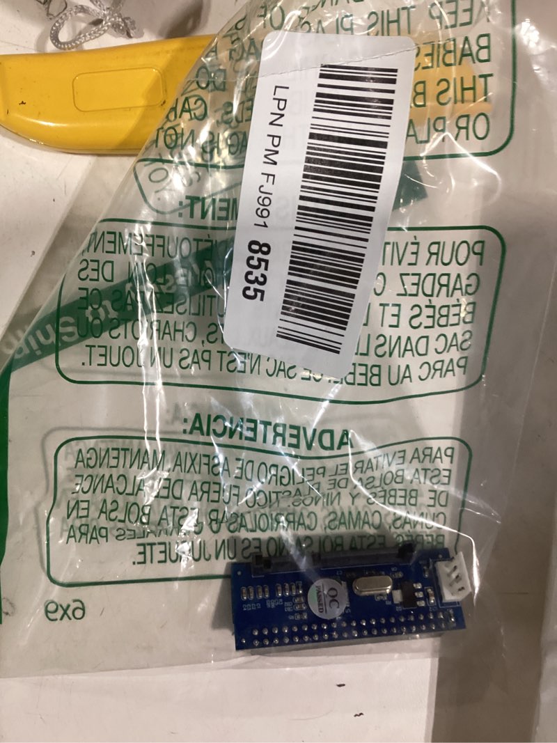 Condition photo showing As Is for NFHK IDE/PATA 40Pin Disk to SATA Female Converter Adapter PCBA for Desktop 3.5" Hard Disk Drive IDE-3.5 Disk to SATA Host