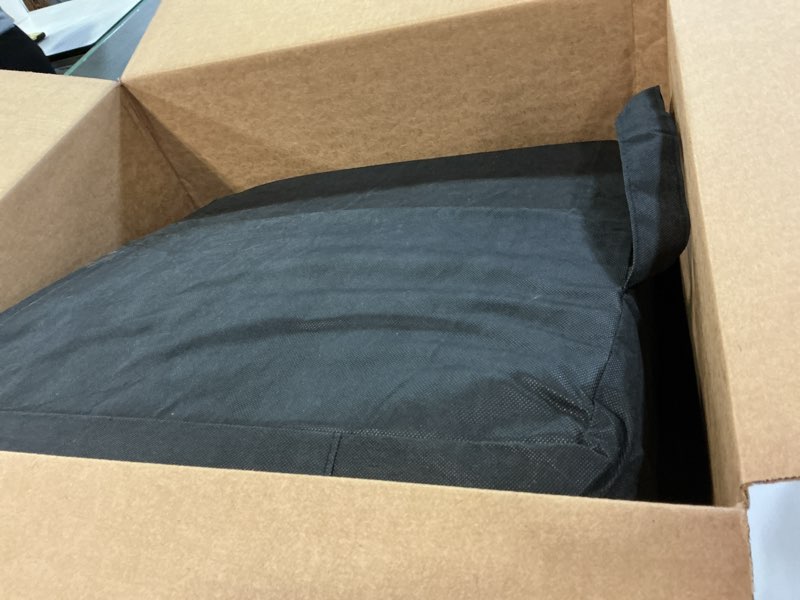 Condition photo showing As Is for Memory Foam Foldable Mattress, Trifold Floor Bed Mattress with Dust Cover, Portable Waterproof Camping Pad Mat, for Outdoor Sleeping, Foldable, for Travel Truck Bed Tent