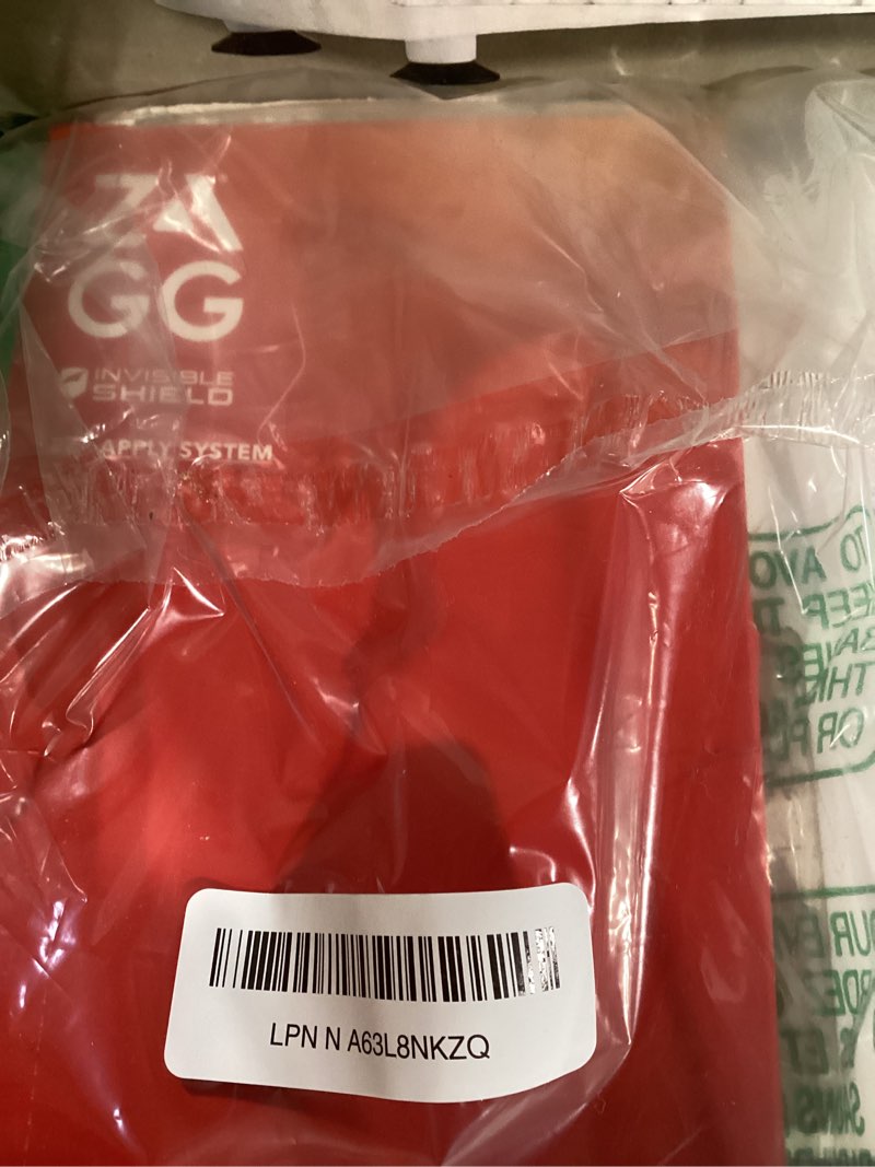Condition photo showing As Is for zagg - 5 pack - invisibleshield glass xtr4 iphone 16 plus / 15 plus screen protector - blue-light filtration, 11x stronger, scratch & smudge-resistant surface, anti-reflective technology (ships in bulk packing, ideal for business customers) iphone 16 plus / 15 plus 5 pack - no install kit