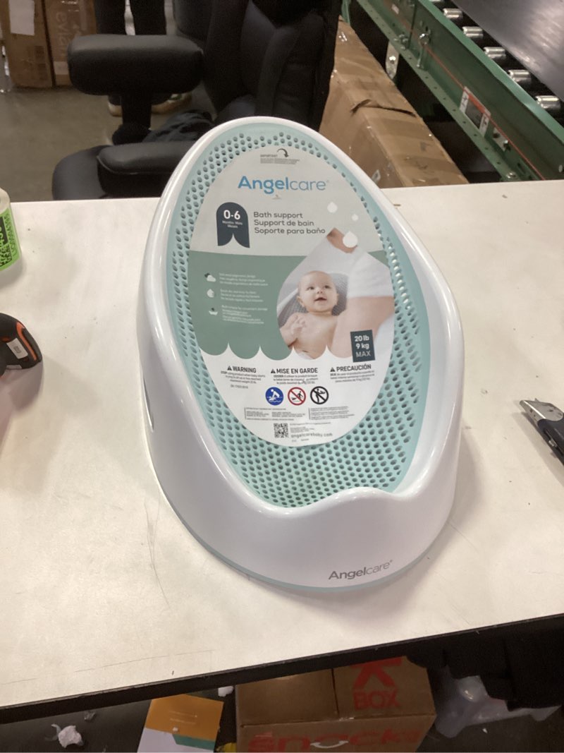 Angelcare Baby Bath Support (Aqua) | Ideal for Babies Less Than 6 Months Old